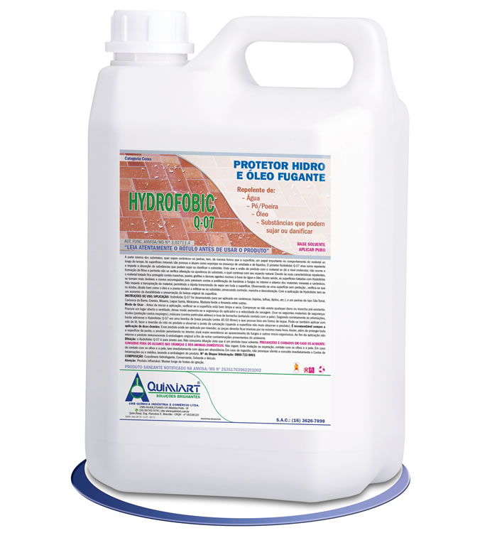 HYDROFOBIC Q-07 Protetor para Pedra e Cermica 5L - Quimiart